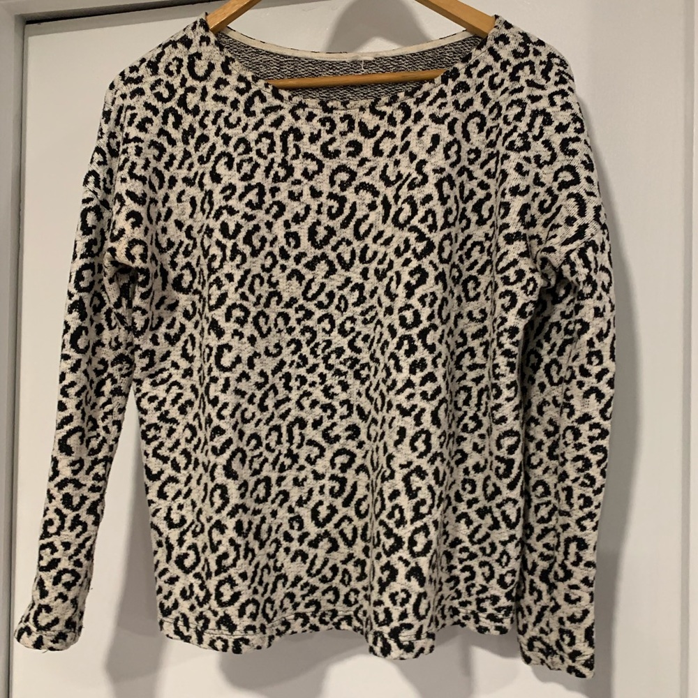 Animal print sweater